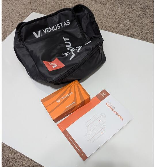 Venustas Womens Heated Jacket NEW Battery Pack Carrying Case Coat Black Gorpcore - Picture 3 of 8